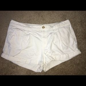 Abercrombie & Fitch White Shorts